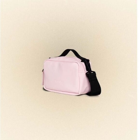 NWT RAINS Micro Box Bag Mini Crossbody Shoulder Bag Candy Pink Water Resistant - Picture 6 of 11